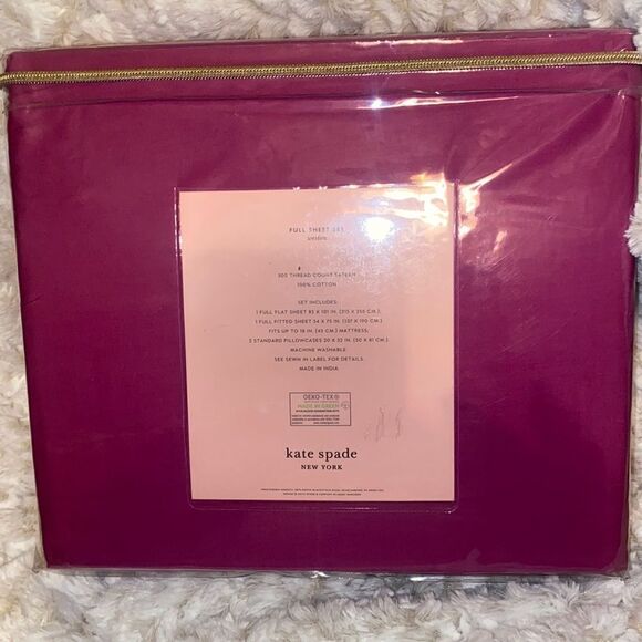 Rare! Kate ♠️ Spade Holiday 🌸 Sheet Set! - Picture 5 of 8